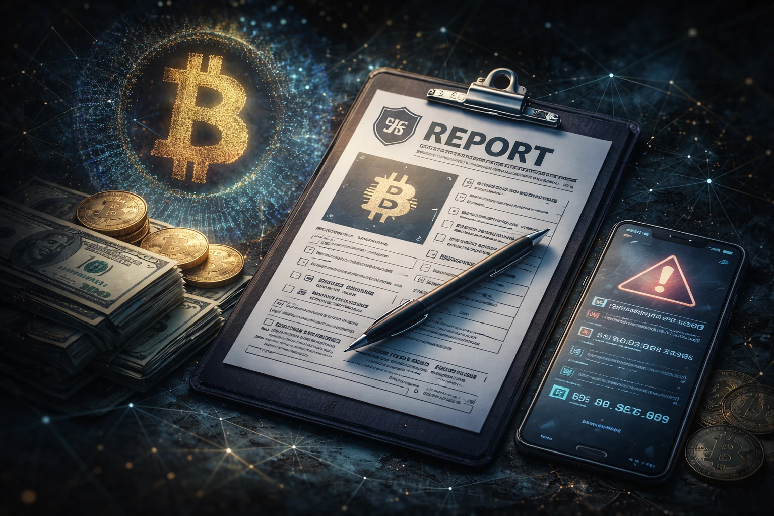Beeld bij de pagina over aangifte van crypto-fraude in België
